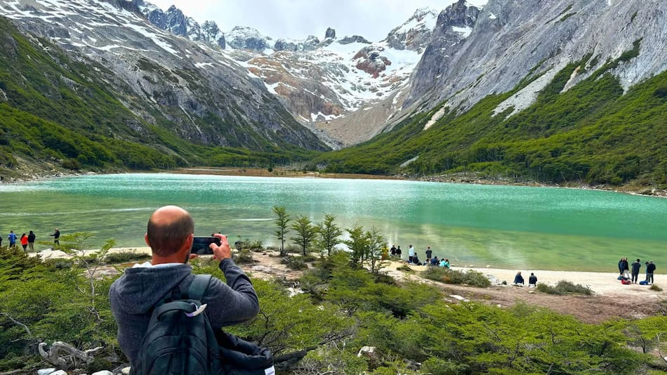 Laguna Esmeralda, Ushuaia. Foto NA.