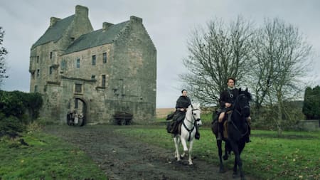 Lallybroch, sitio icónico de la serie. Foto: Starz