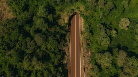 Ecoducto de la Ruta Nacional 101.