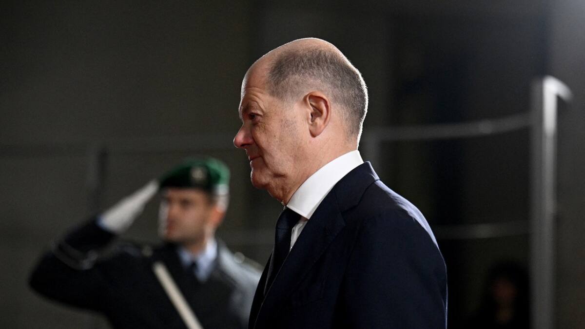 Olaf Scholz, canciller de Alemania. Foto: Reuters.