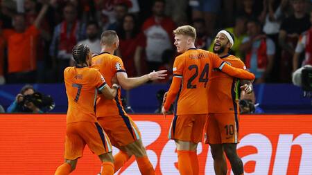 Países Bajos vs Turquía, Eurocopa. Foto: Reuters