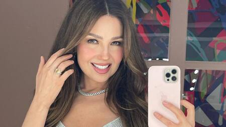 Thalía, cantante. Foto: Instagram/thalia.