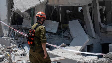 Ataque de Irán sobre Israel. Foto: EFE/ Magda Gibelli