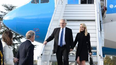 Alberto Fernández, Gobierno, viaje, Télam