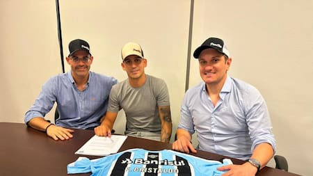 Franco Cristaldo a Gremio. Foto: Twitter @Gremio.