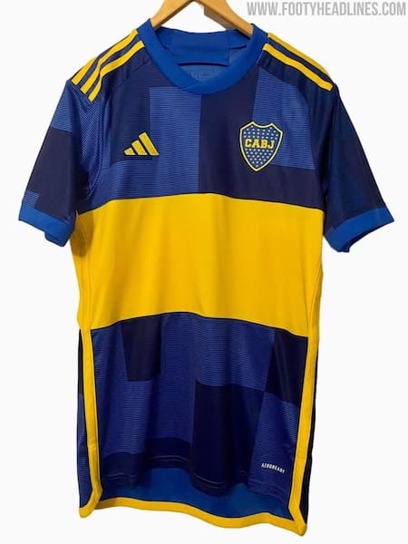 Posible nueva camiseta de Boca para la próxima temporada. Foto: Footy Headlines.