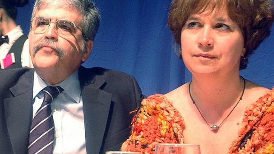 Julio De Vido y su esposa