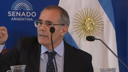 El letrado cuestionó la reforma laboral en la Comisión de Trabajo y Presupuesto del Senado.