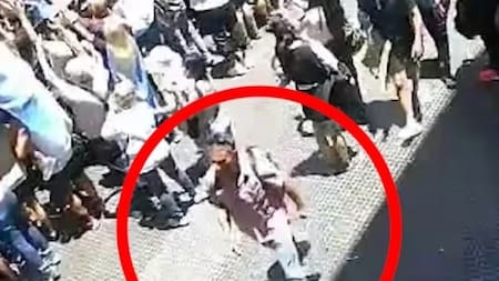 Identificaron al hombre que le tiró una botella a Javier Milei y lastimó a un custodio