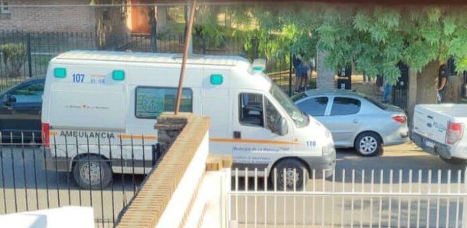 Lugar del asesinato en Ciudad Evita. Foto: Twitter @mauroszeta