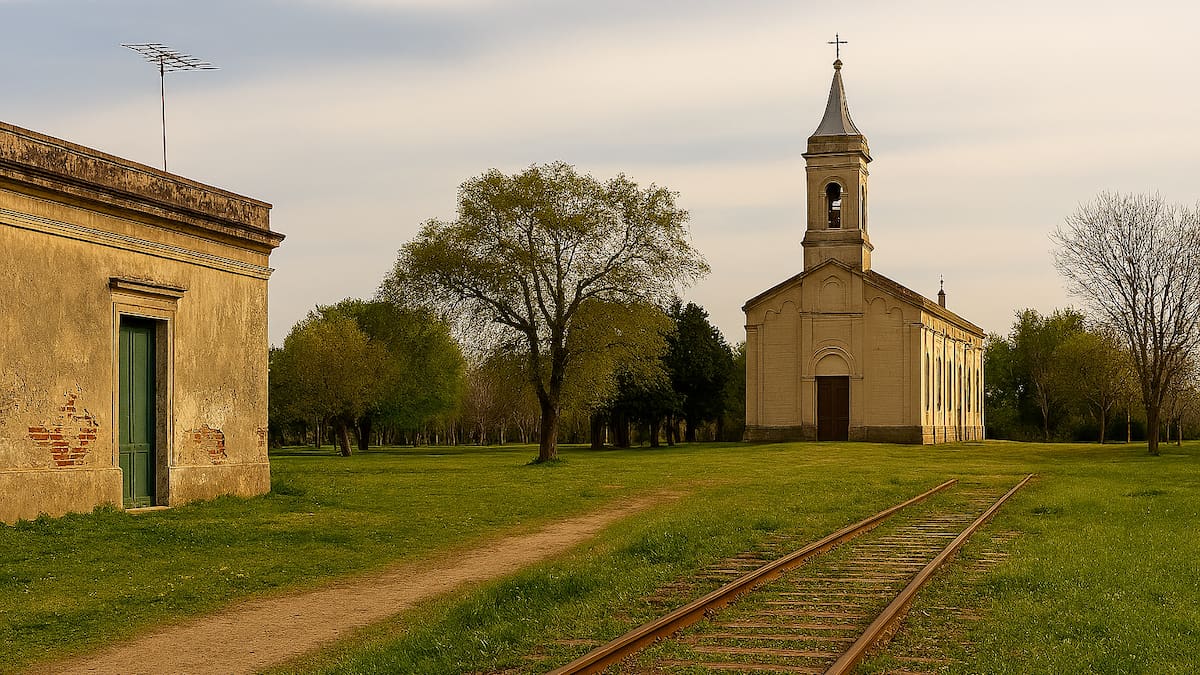 El pueblo bonaerense detenido en 1909: nació con el tren, casi desaparece y hoy vuelve a latir