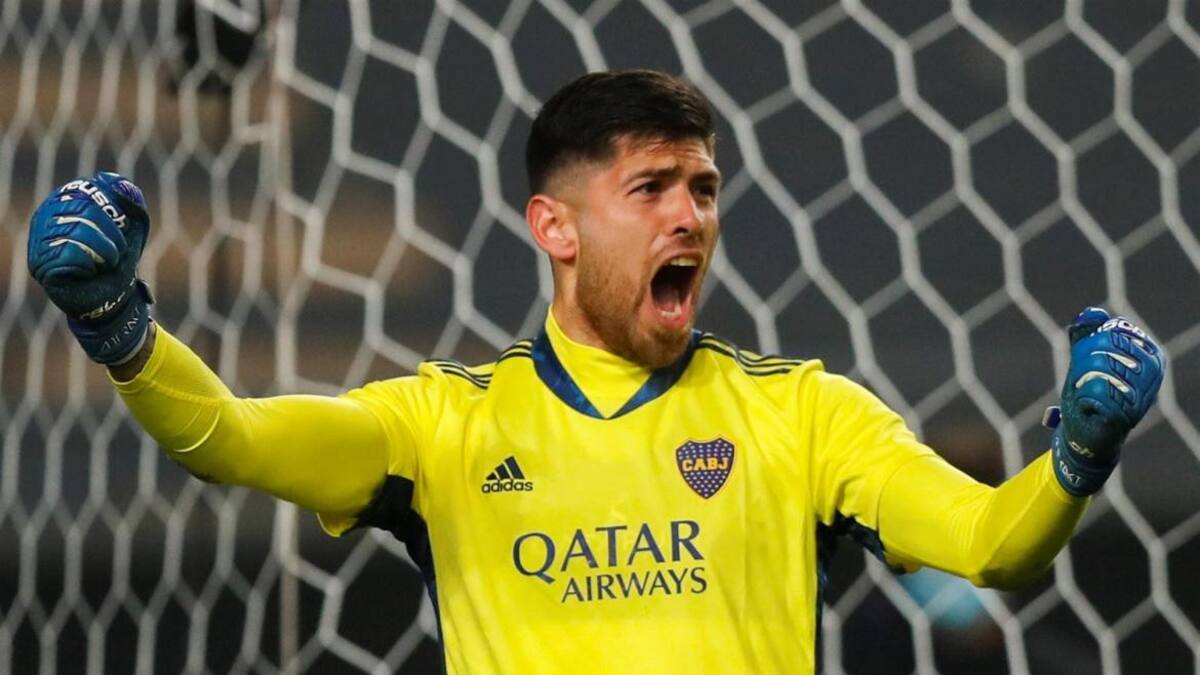 Festejo de Agustin Rossi ante River por Copa Argentina, AGENCIA EFE