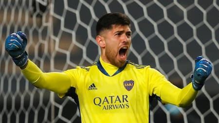 Festejo de Agustin Rossi ante River por Copa Argentina, AGENCIA EFE