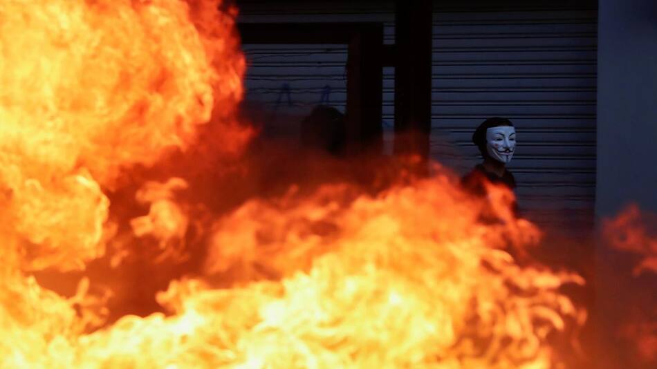 Violentas protestas en Santiago de Chile, REUTERS