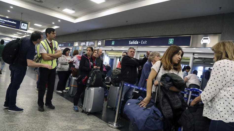 Aeroparque, demoras - Agencia NA