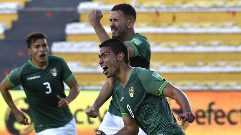 Festejo de Bolivia ante Venezuela por las Eliminatorias, AGENCIA EFE