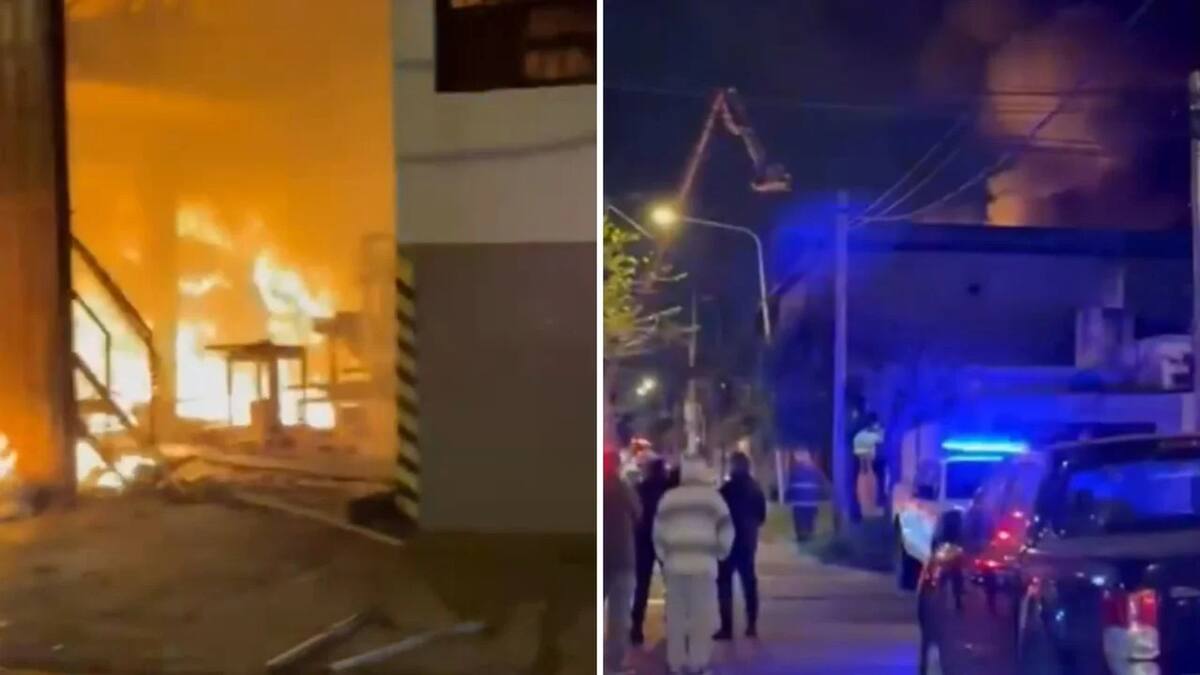 Incendio en Lomas del Mirador. Fuente: NA