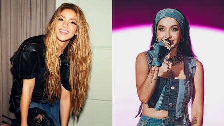 Shakira y María Becerra. Fotos: Instagram.