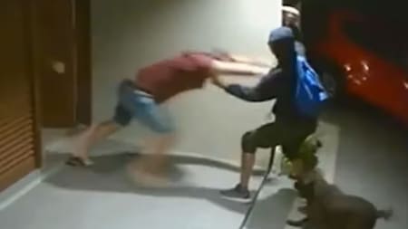 Violento episodio en Trelew. Foto: captura de video