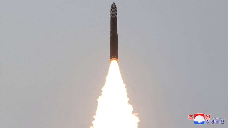 El misil probado por Corea del Norte. Foto: Reuters