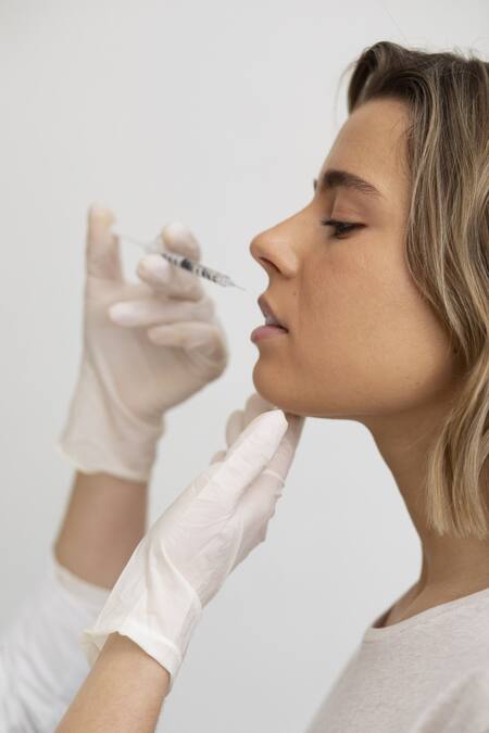 Acido hialurónico, labios, cirugías, cirujano, estética. Foto Freepik.