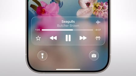 Nuevo diseño de la interfaz de iPhone. Fuente: WWDC25