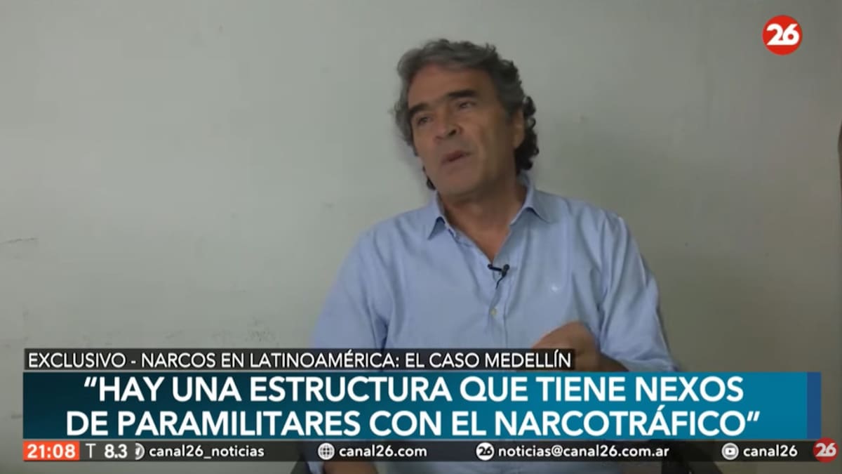 Sergio Fajardo. Foto: Canal 26.