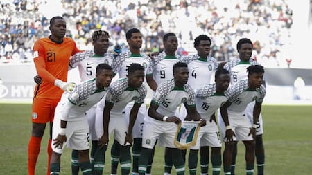 Selección de Nigeria en el Mundial Sub 20. Foto: EFE.