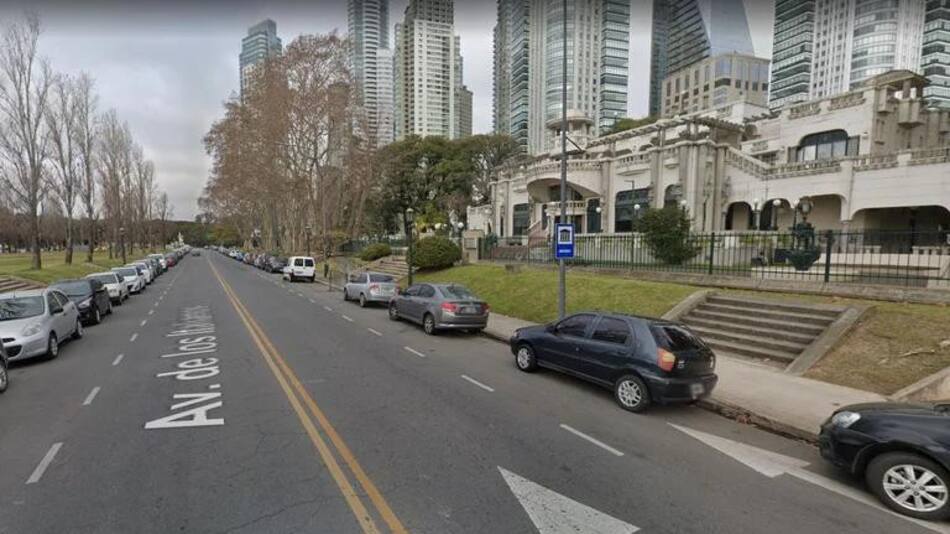 Lugar del accidente en Puerto Madero. Foto: Google Maps