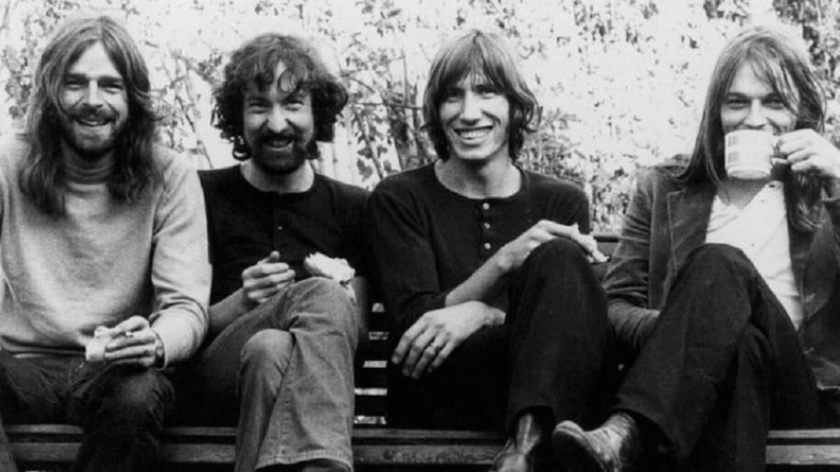 Pink Floyd en 1973, con Roger Waters, David Gilmour, Nick Mason y Rick Wrigh. Foto: NA.