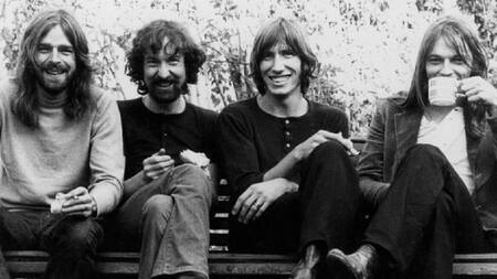 Pink Floyd en 1973, con Roger Waters, David Gilmour, Nick Mason y Rick Wrigh. Foto: NA.