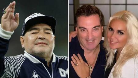 Diego Maradona, Verónica Ojeda y Mario Baudry