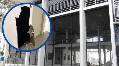 Un estudiante atravesó una pared y cayó por el hueco de un ascensor de una escuela de Paraná. NA