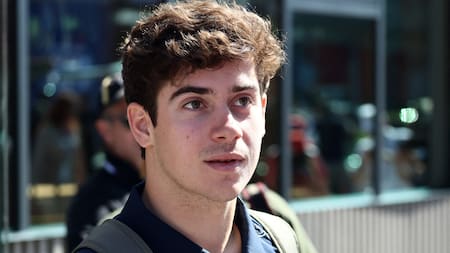 Franco Colapinto en el Gran Premio de Emilia-Romaña. Foto: REUTERS/Jakub Porzycki.