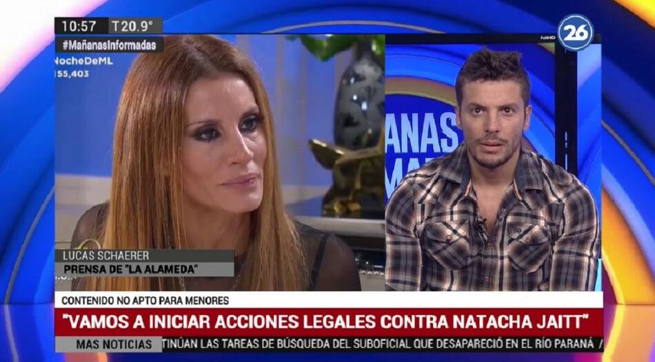 Natacha Jaitt vs. La Alameda - Lucas Schaerer y Ulises Jaittt - Canal 26