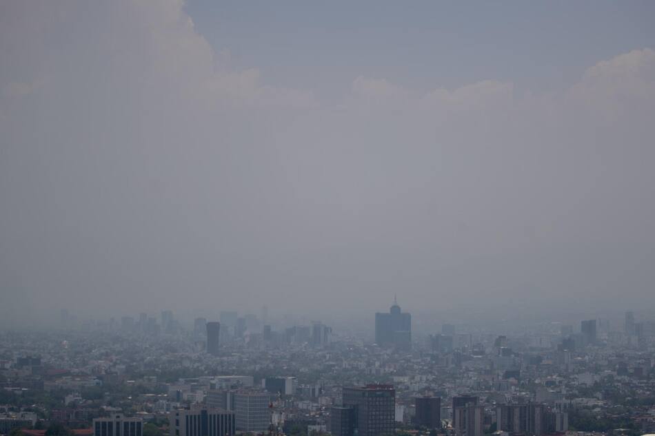 Contaminación del aire en México. Foto: EFE.