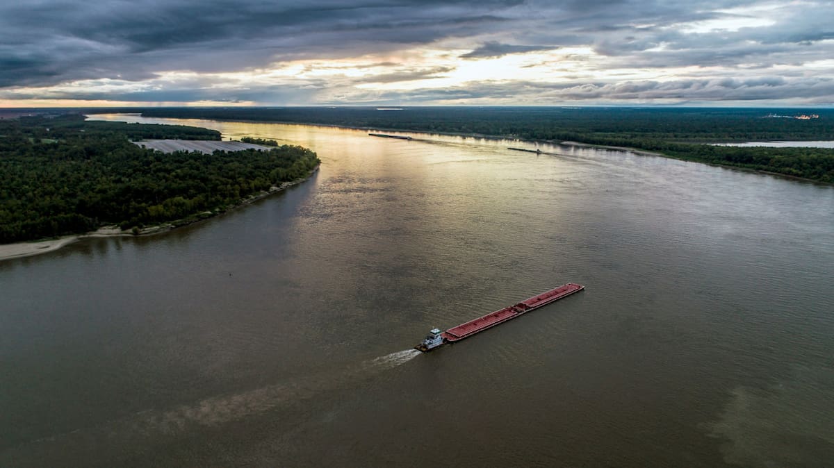 Río Mississippi, Estados Unidos. Foto: Unsplash.
