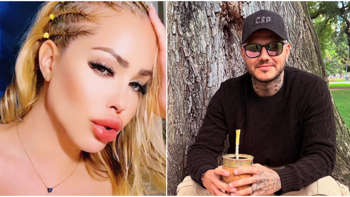 Natasha Rey y Mauro Icardi.