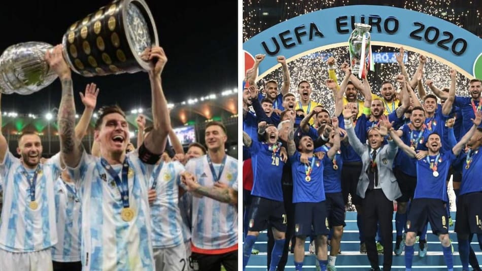 Argentina e Italia, campeones Copa América y Eurocopa, NA