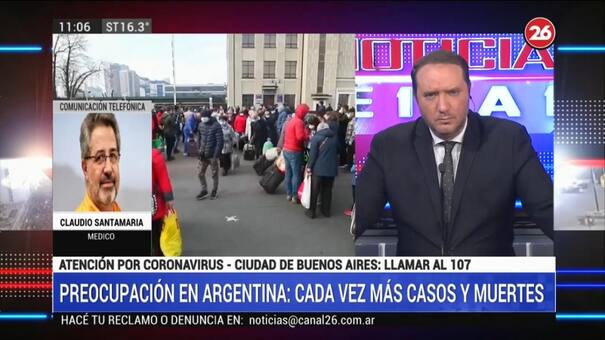 Dr. Santa María sobre aumento de casos: “Este no es el pico, lo que viene es más grande"