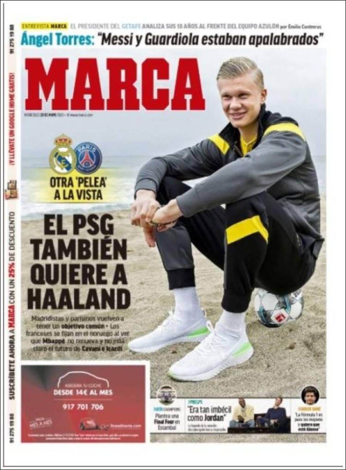 Tapas de diarios, Marca, miércoles 20 de mayo de 2020