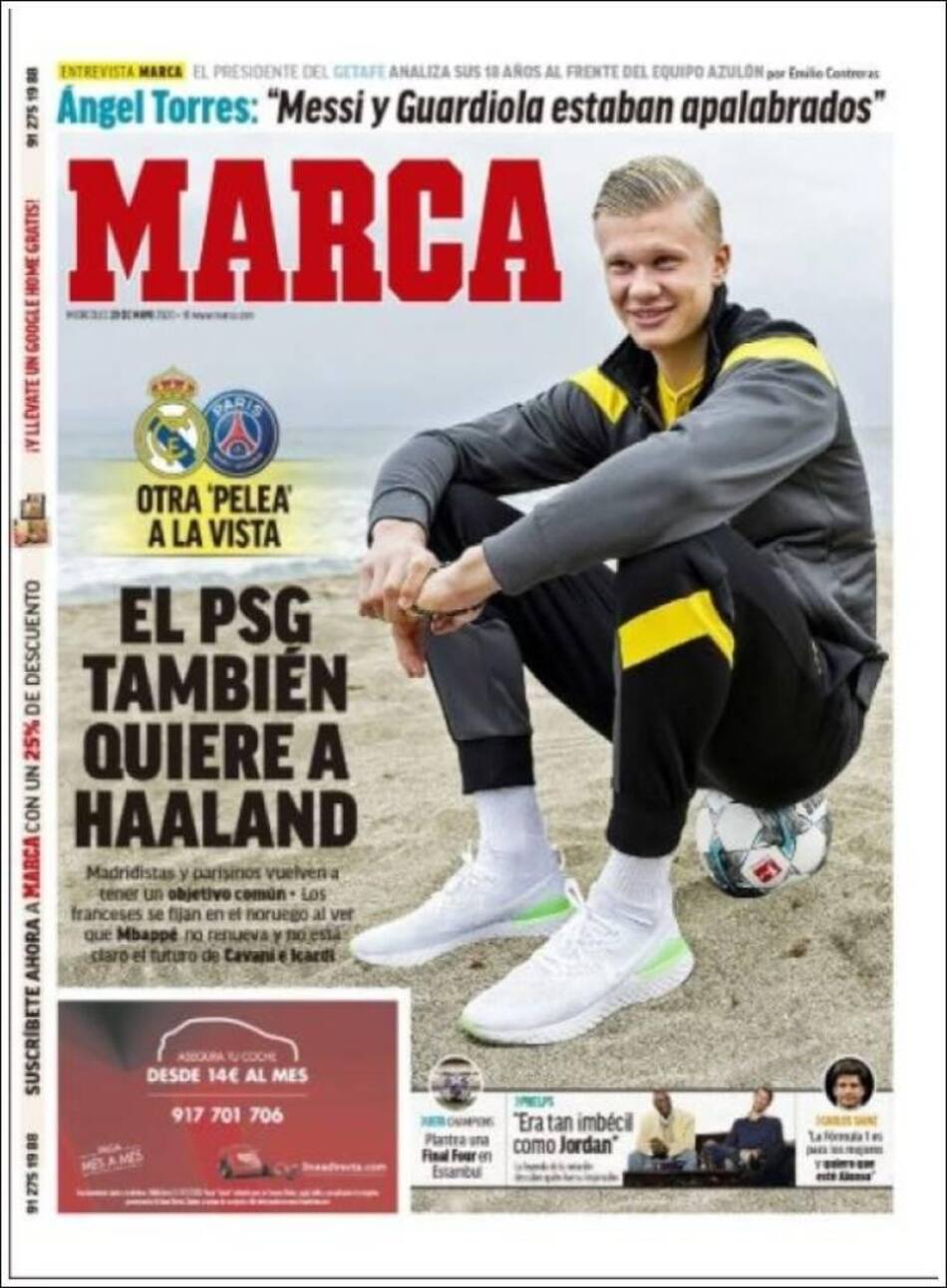 Tapas de diarios, Marca, miércoles 20 de mayo de 2020