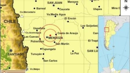 Temblor en Mendoza durante la cuarentena