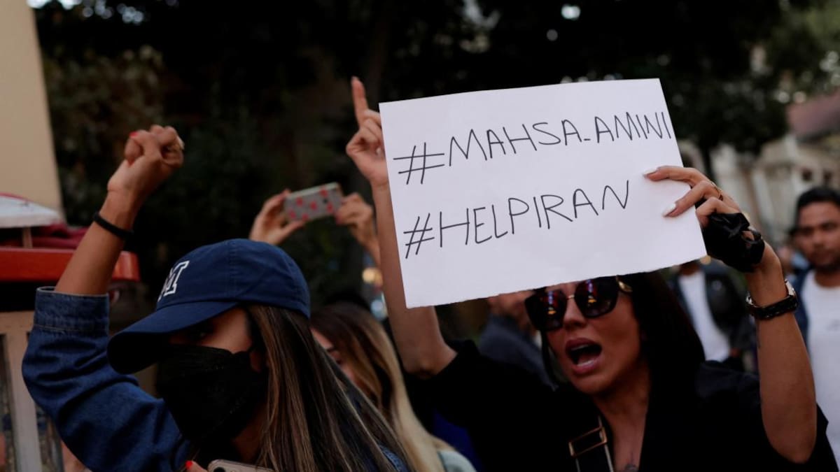 La rebelión iraní. Foto: Reuters.