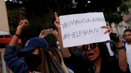 La rebelión iraní. Foto: Reuters.