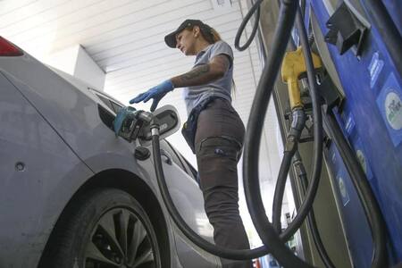 Estación de servicio, combustibles, YPF, Foto NA