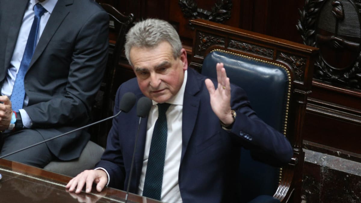 Agustín Rossi, jefe de gabinete de ministros. Foto: NA.