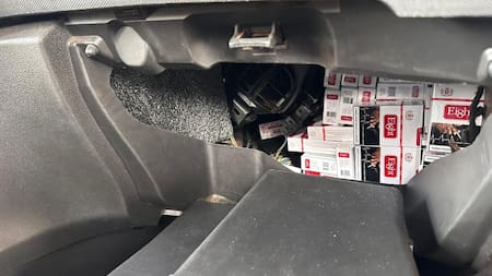 Aduana, secuestran 7.700 paquetes de cigarrillos de contrabando, foto Aduana