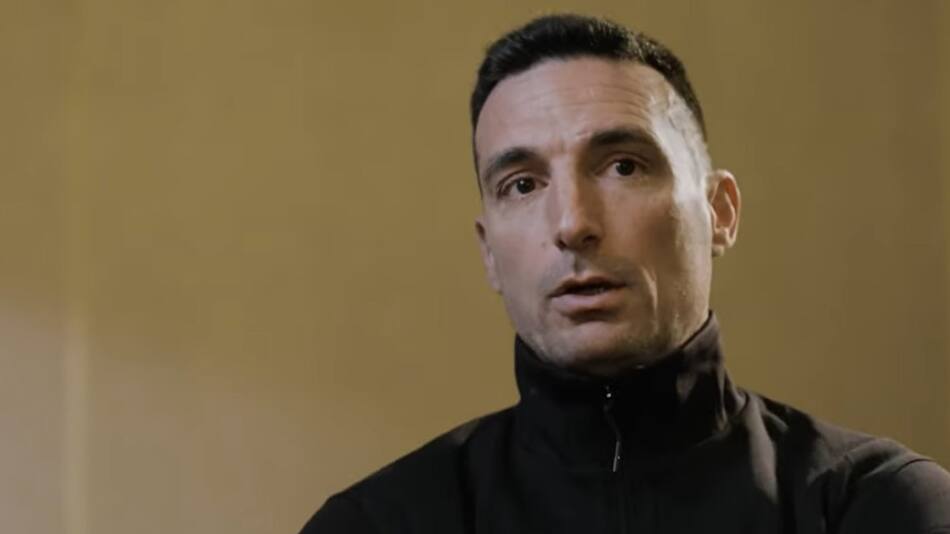 Lionel Scaloni, DT de la Selección Argentina. Foto: captura de video FIFPro.