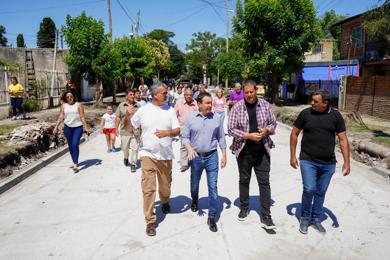 Florencio Varela: culminó la primera etapa de pavimentación en Villa Arias y Gral. San Martín